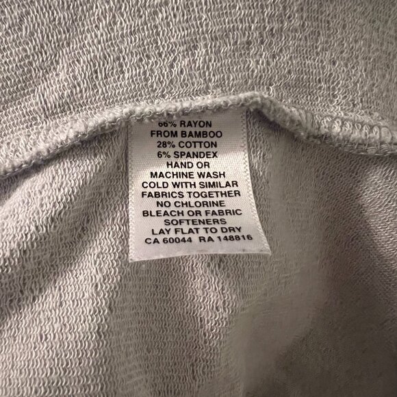 Smash + Tess x Jillian Harris Hooded Romper in Heathered Grey, size L - Picture 4 of 4